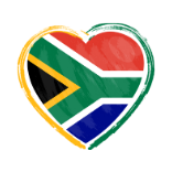 South African Shop Heart Logo