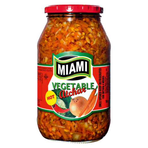 Miami Vegetable Atchar Hot 400g The South African Spaza Shop