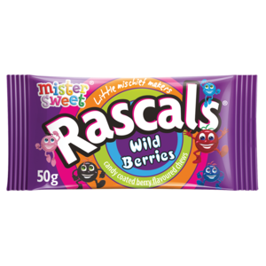 Rascals Mister Sweet Wild Berries Flavours 50g - The South African Spaza Shop