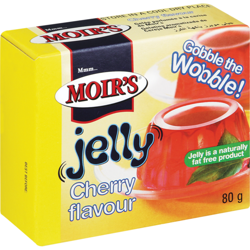 Moirs Jelly Powder Cherry 80g - The South African Spaza Shop