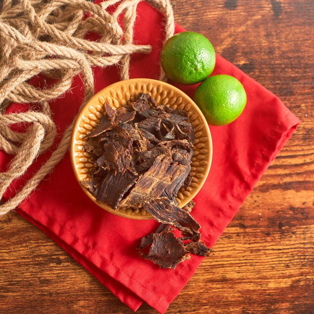 Biltong in a bowl