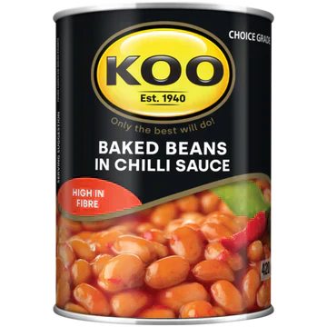 Quick & Easy South African Meals with Koo Baked Beans in Chilli Sauce