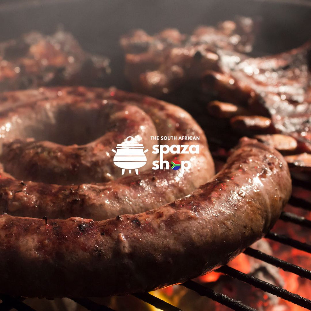 Boerewors on a grill