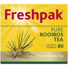 FreshPak Rooibos Tea Box 80 Tea Bags