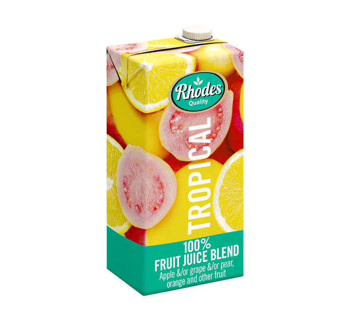 Rhodes Tropical 100% Fruit Juice Blend 1 Litre
