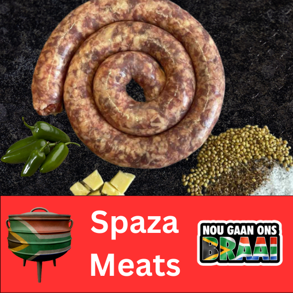 SA Spaza Cheese & Jalapeno Boerewors 500g