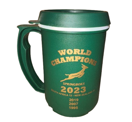 Springboks World Champions Mug – The South African Spaza Shop
