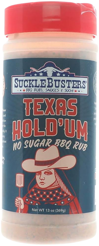 Sucklebusters Texas Hold Um No Sugar BBQ Rub 368g