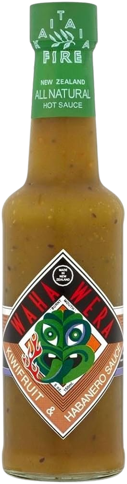 Waha Wera Kiwifruit Habanero Sauce 150ml