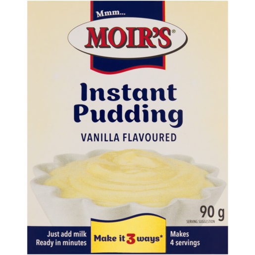 Moirs Instant Pudding Vanilla 90g