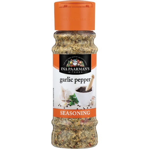 Ina Paarmans Seasoning Garlic Pepper 200ml - The South African Spaza Shop