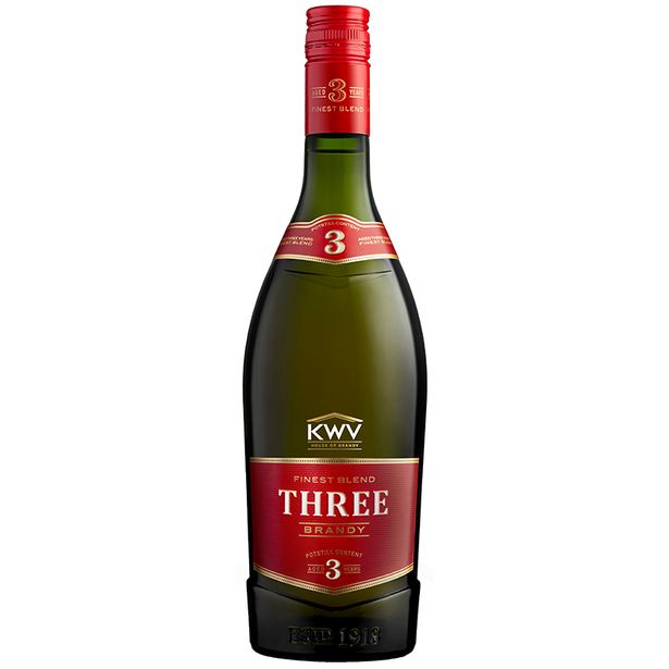 KWV 3 Year Old Brandy 700ml - The South African Spaza Shop