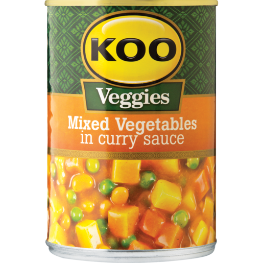 Koo Mixed Vegetables In Curry Sauce 420g - The South African Spaza Shop