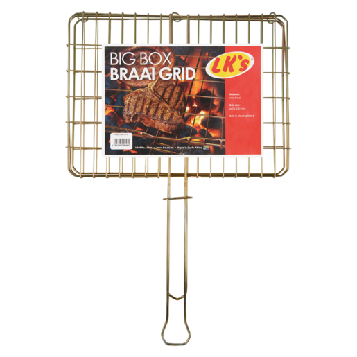 LKs Braai Grid Big Box 440 x 330mm – The South African Spaza Shop
