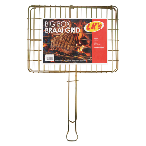 LKs Braai Grid Big Box 440 x 330mm - The South African Spaza Shop