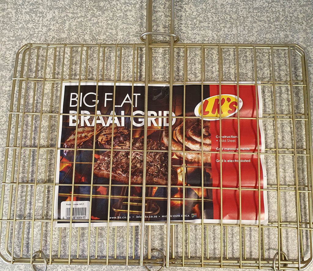 LKs Braai Grid Big Flat 420 x 320mm - The South African Spaza Shop