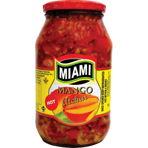 Miami Mango Atchar Hot 400g - The South African Spaza Shop
