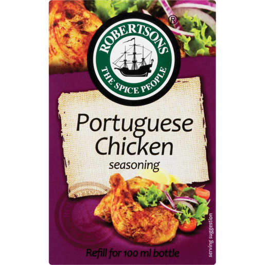 Robertsons Portuguese Chicken Seasoning Refill Box 75g - The South African Spaza Shop