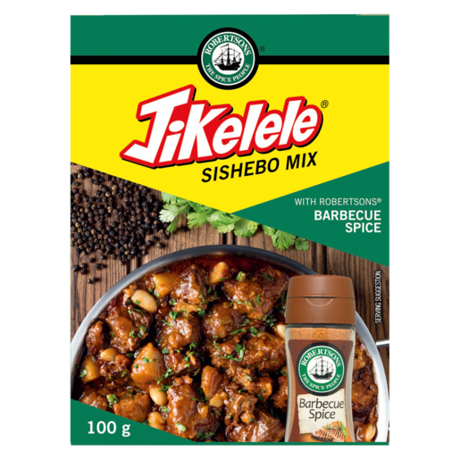 Robertsons Jikelele Sishebo Mix with BBQ Barbecue Spice 100g - The South African Spaza Shop