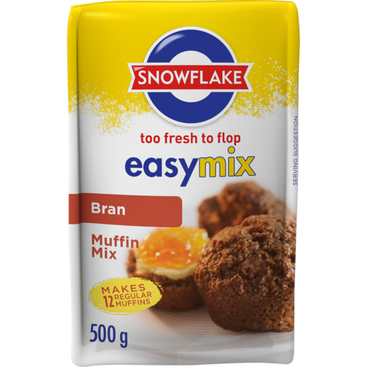 Snowflake Easymix Bran Muffin Mix 500g - The South African Spaza Shop