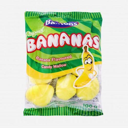 Baxtons Original Candy Mallow Bananas 100g