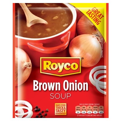 Royco Regular Soup Brown Onion 45g - The South African Spaza Shop