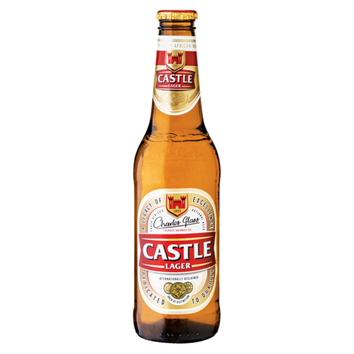 Castle Lager Singular 330ml Glass Bottle