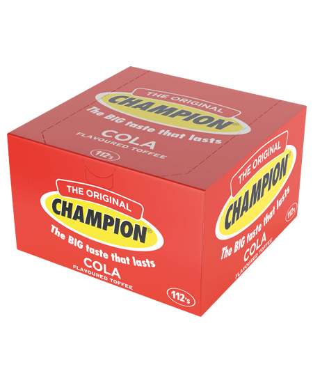 Champion Flavoured Toffee Candy Cola 112s - The South African Spaza Shop