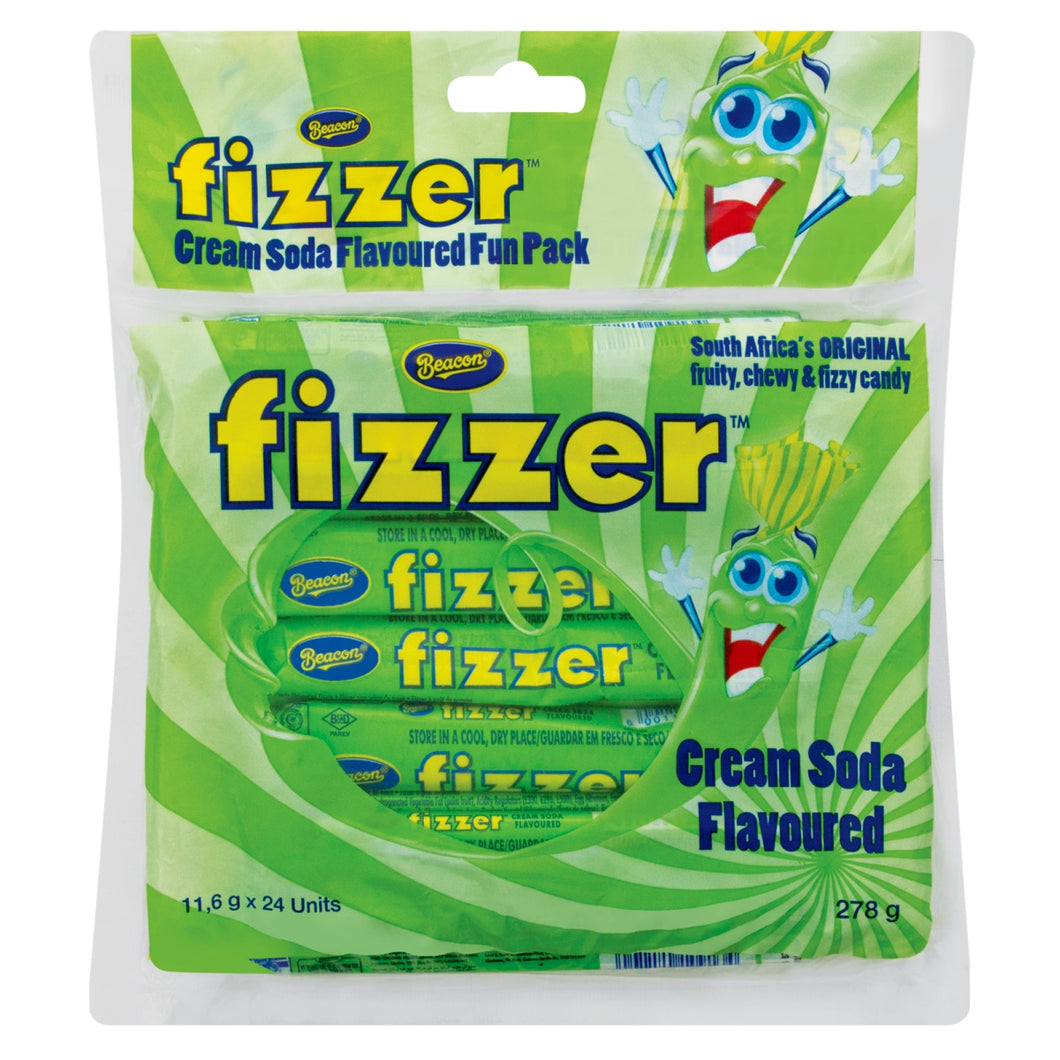 Beacon Fizzer Fun Pack Cream Soda 24s (Full Size not Mini) - The South African Spaza Shop