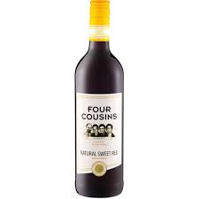 Four Cousins Natural Sweet Red Wine 700ml - The South African Spaza Shop
