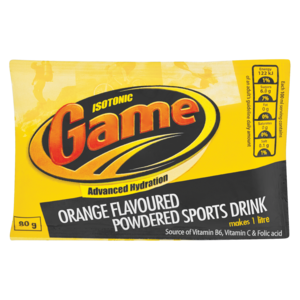 Game Powdered Sports Drink Orange 80g - The South African Spaza Shop