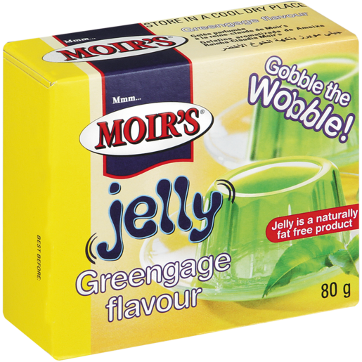 Moirs Jelly Powder Greengage 80g - The South African Spaza Shop