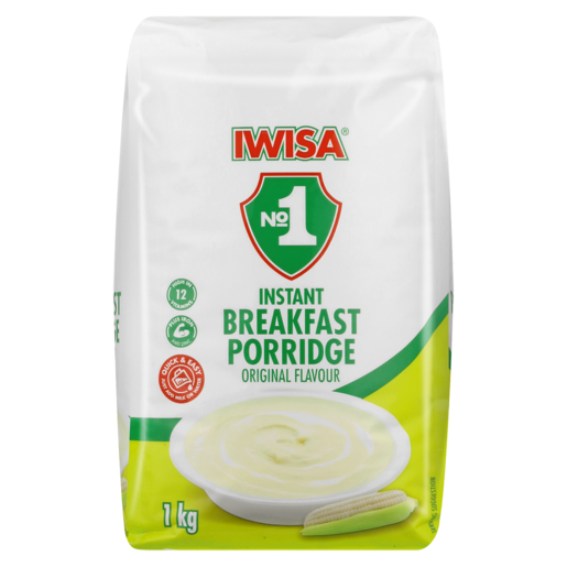 Iwisa Instant Porridge Original 1kg - The South African Spaza Shop