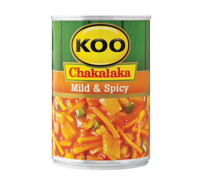 Koo Chakalaka Mild and Spicy 410g - The South African Spaza Shop