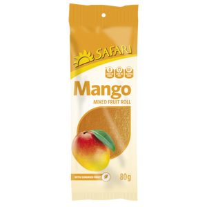 Safari Mango Fruit Roll 80g - The South African Spaza Shop