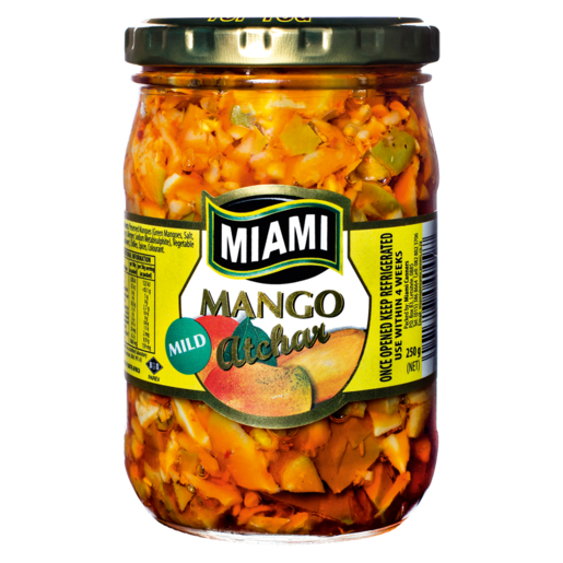 Miami Mango Atchar Mild 400g - The South African Spaza Shop