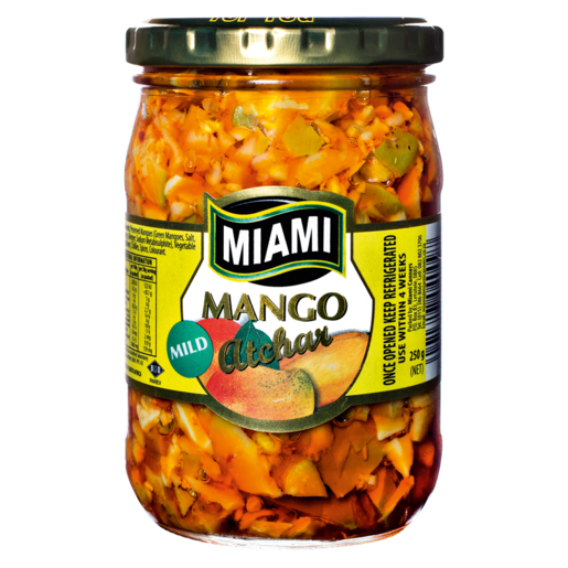 Miami Mango Atchar Mild 400g The South African Spaza Shop