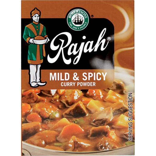 Rajah Mild & Spicy Curry Powder 100g - The South African Spaza Shop