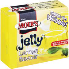 Moirs Jelly Powder Lemon 80g - The South African Spaza Shop