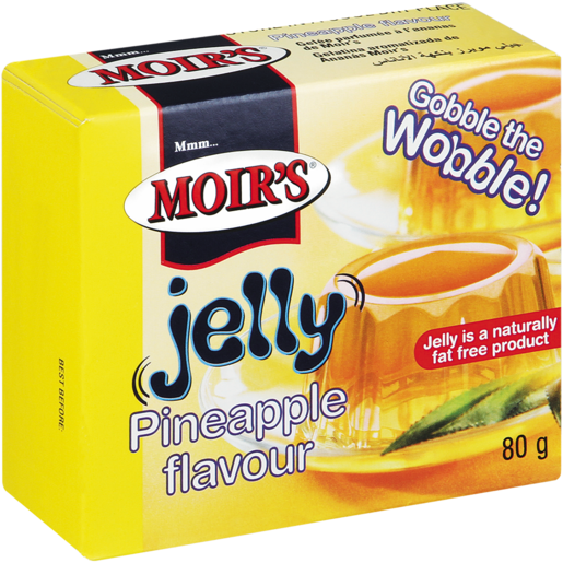 Moirs Jelly Powder Pineapple 80g - The South African Spaza Shop