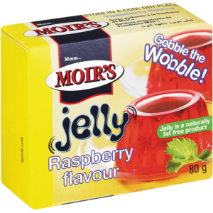 Moirs Jelly Powder Raspberry 80g - The South African Spaza Shop