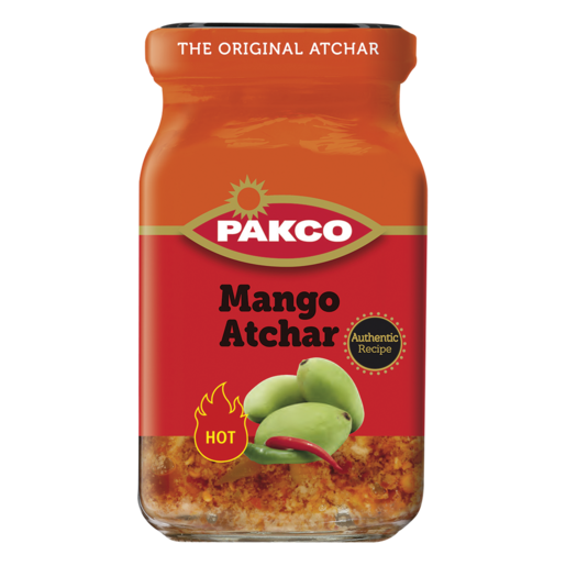 Pakco Pickles Mango Atchar Hot 385g - The South African Spaza Shop