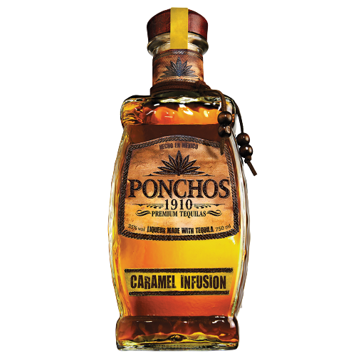 Ponchos Premium Tequila Liqueur Caramel Infusion 700ml