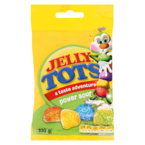 Beacon Jelly Tots Power Sour 100g - The South African Spaza Shop