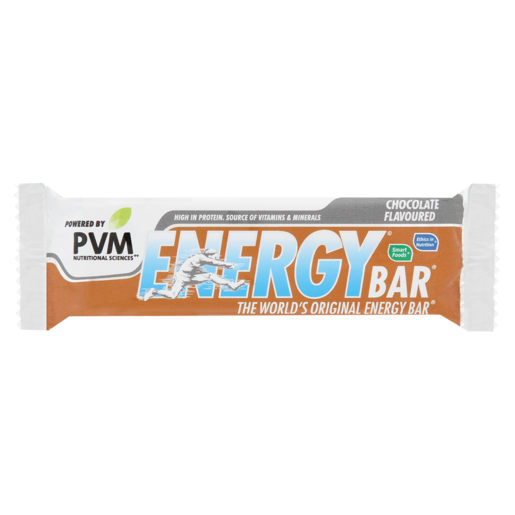 PVM Chocolate Flavoured Energy Bar 45g - The South African Spaza Shop