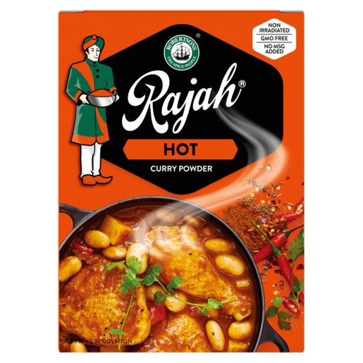 Rajah Hot Curry Powder 100g - The South African Spaza Shop