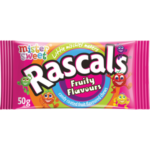 Rascals Mister Sweet Fruity Flavours 50g - The South African Spaza Shop