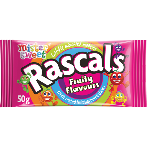 Rascals Mister Sweet Fruity Flavours 50g - The South African Spaza Shop
