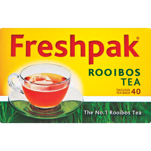 FreshPak Rooibos Tea 40 Tagless TeaBags Box - The South African Spaza Shop
