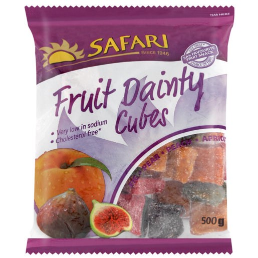 Safari Fruit Dainties Packet Cubes 250g - The South African Spaza Shop